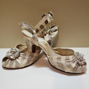 1920's authentic snakeskin shoes.